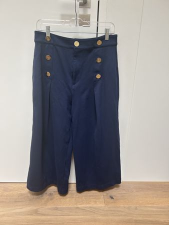 RALPH LAUREN HOSENROCK 3/4 GR 40 BLAU NAVY MARLENE MARITIM