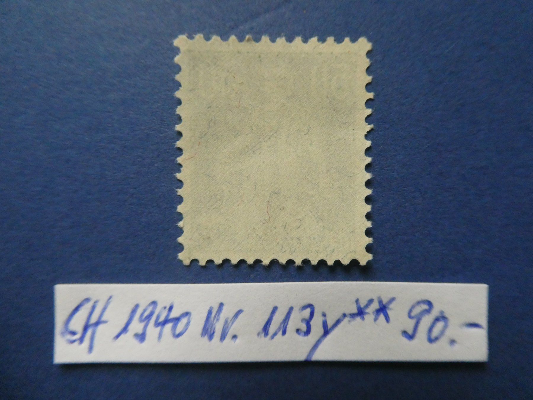 Tutti i francobolli: CH 1940 Nr. 113y postfrisch ** – Usato da Lausen venduto da Herbamare01 1