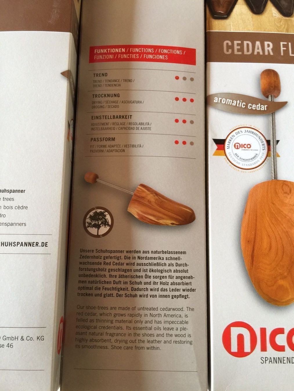 Articoli in legno: 4 Paar Zedern Holzschuhspanner Nico 42-43 – Nuovo (secondo la descrizione) da Schwändi b. Schwanden venduto da Akuritas907 3