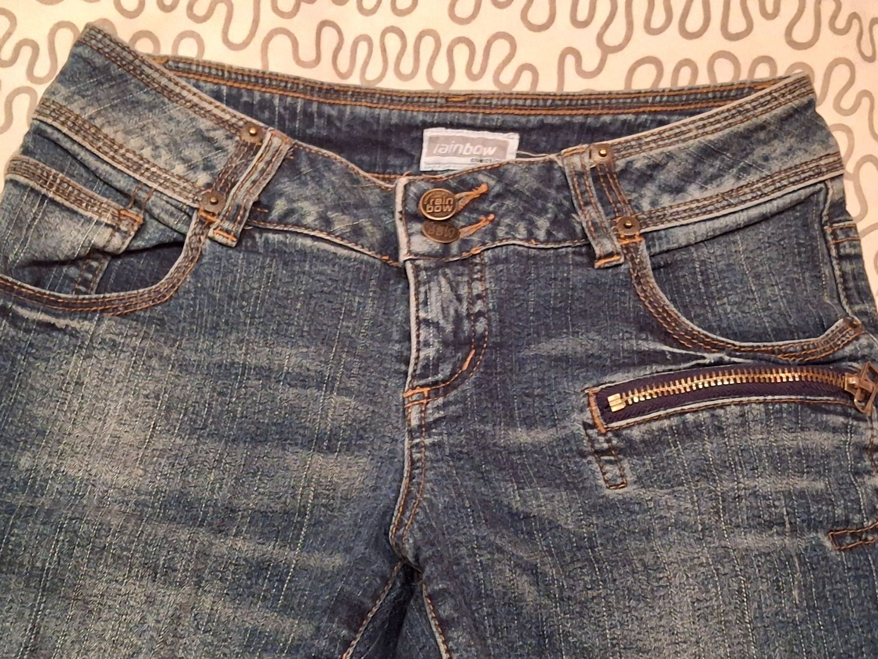 Jeans: Short jeans taille 34 marque Rainbow 97% coton – Usato da Villiers venduto da san_jn5w