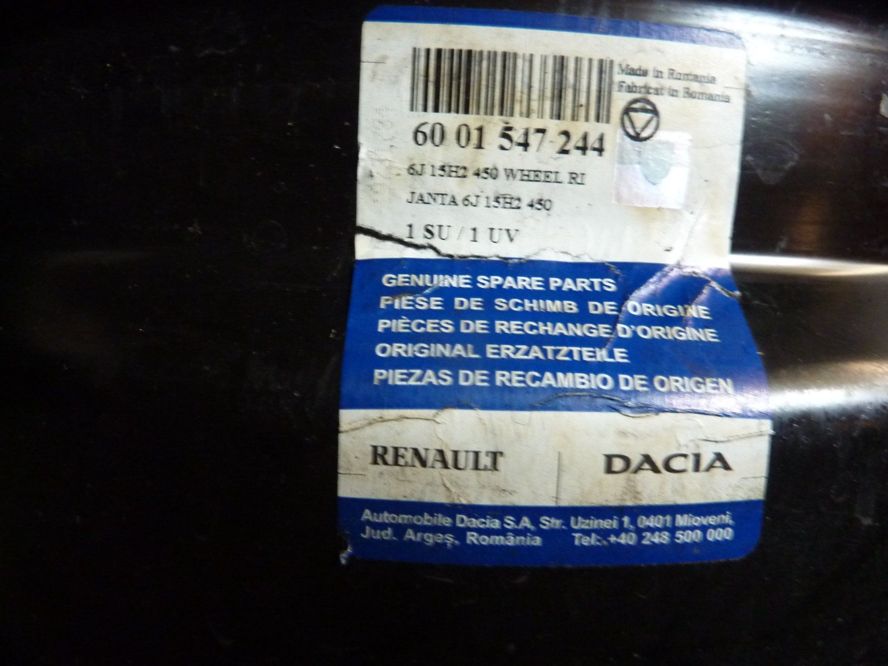 Dacia Jantes: Stahlfelge Dacia – D'occasion à Niederscherli par Zahnd1 1