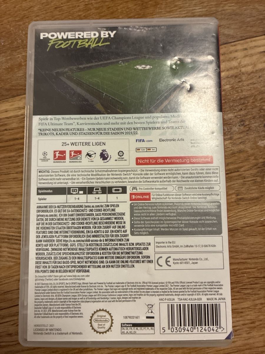 Nintendo Jeux: Nintendo Switch FIFA 18 & 22 – D'occasion à Maienfeld par Kitte 2