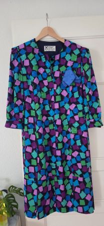Vintage colorful dress, size M/L