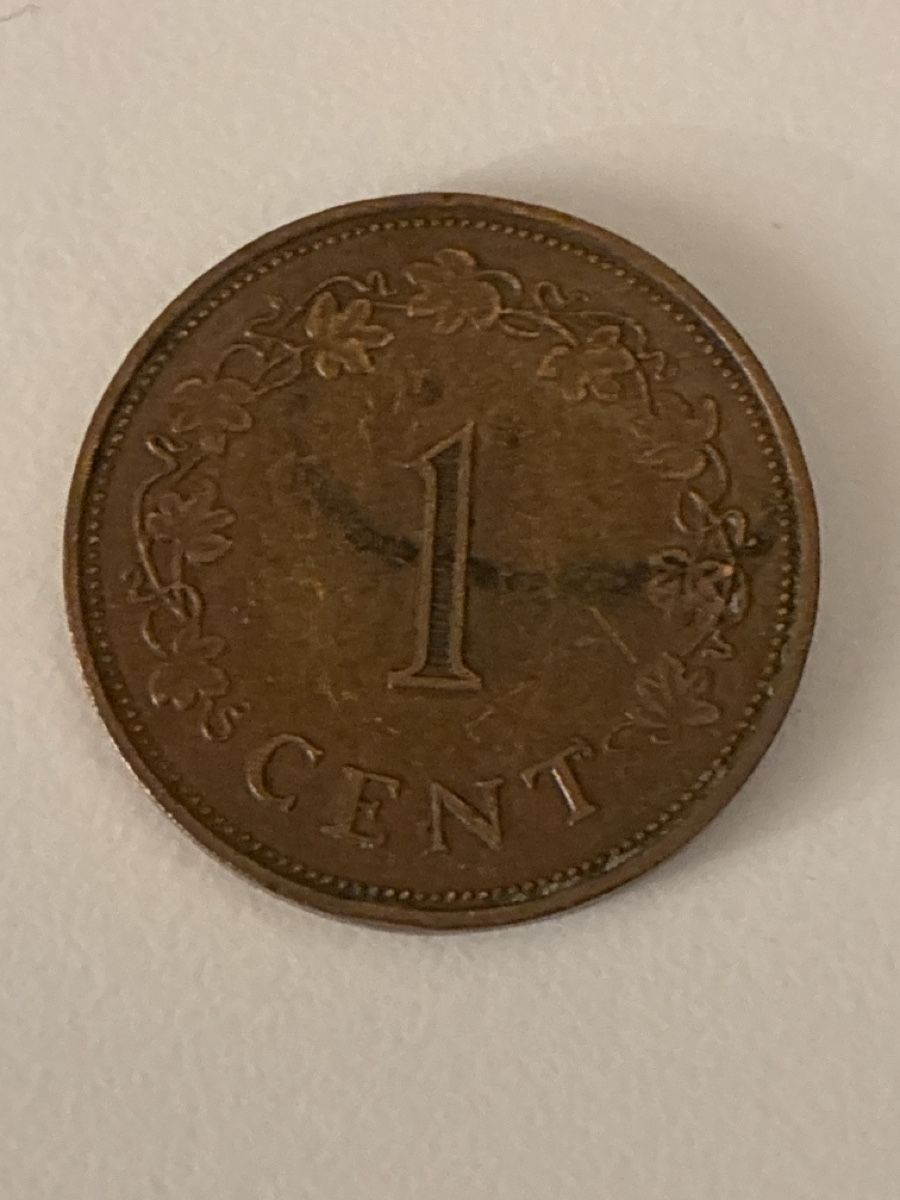 Tutti le monete: Nr. 39: 1 Cent, maltesische Lira, 1972 – Usato da Burgdorf venduto da Yakari5165 1