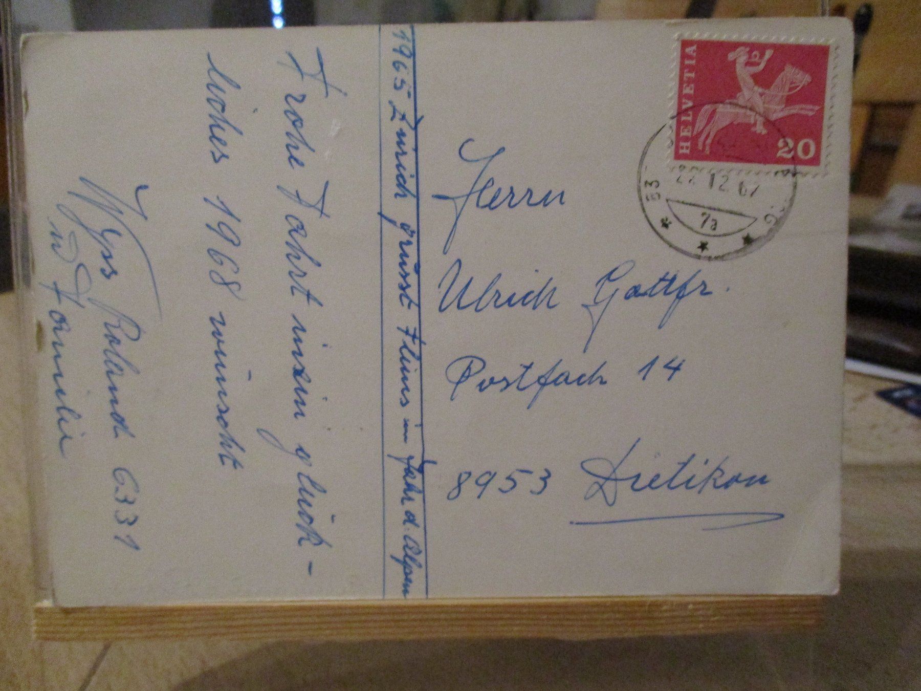 Ansichtskarten: Reichenau Flims Postkutsche  Postkarte   1 – Gebraucht aus Felsberg von sanwill 1