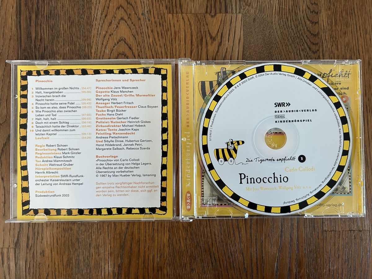 CD: Kinderhörspiel Pinocchio CD – Usato da Wolhusen venduto da eve_m6cg 1