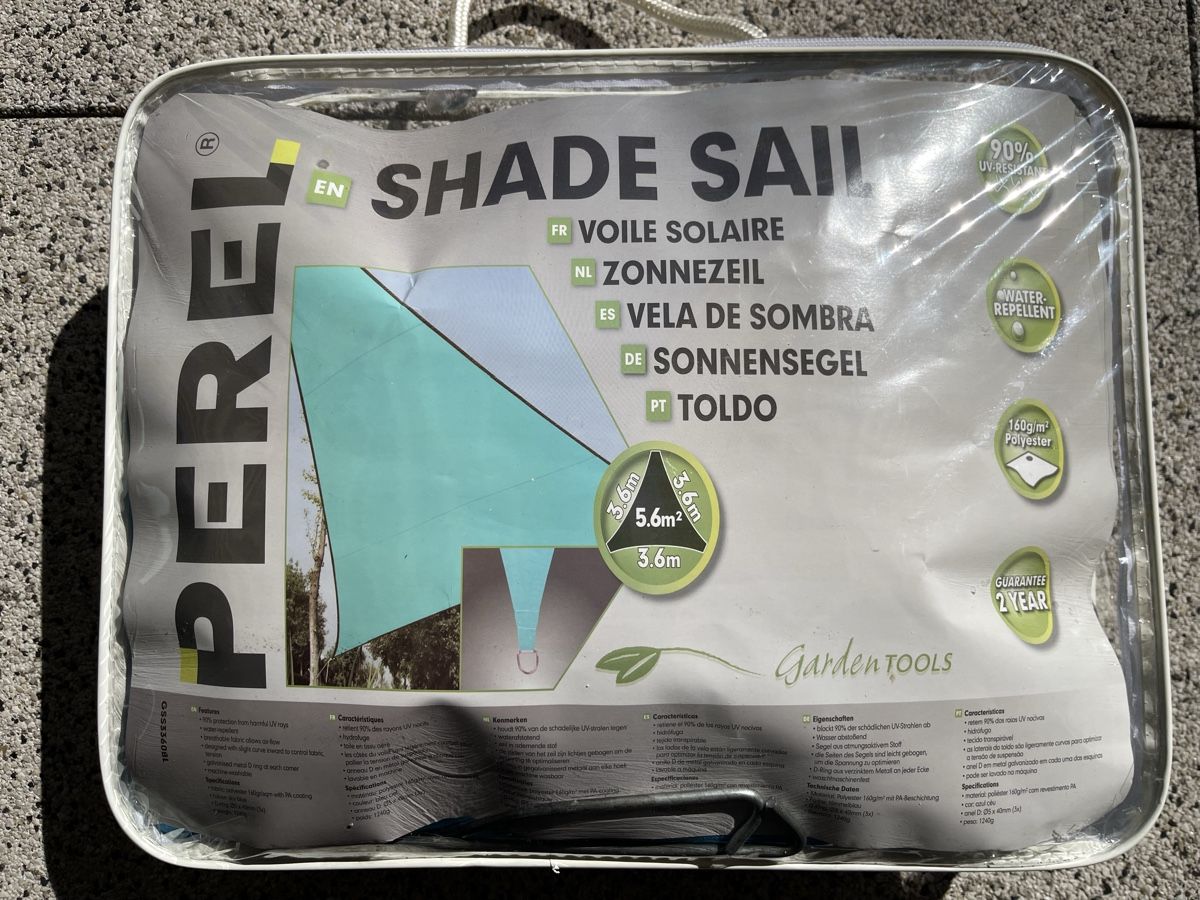 Tende da sole: Sonnensegel einmal gebraucht  – Usato da Siebnen venduto da beeri2000 1