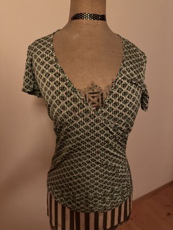 NAVYBOOT T-Shirt kurzarm Grösse S bedruckt grün