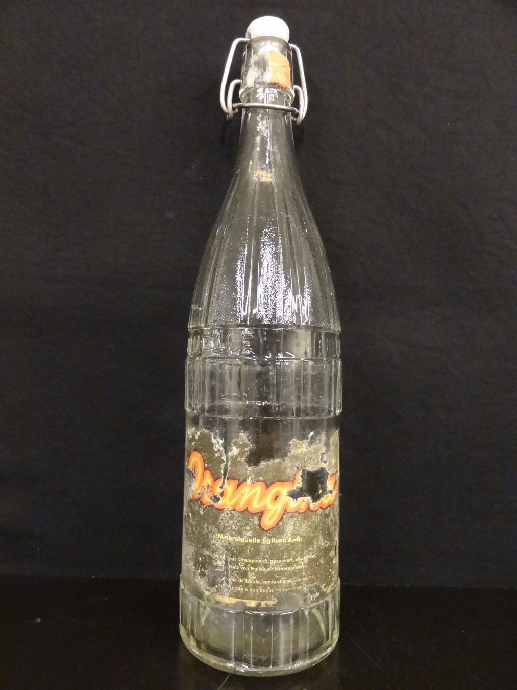 Bicchieri, Caraffe & Bottiglie: Flasche ORANGINA EGLISAU 1962 – Usato da Kerzers venduto da Flaschenposten 1