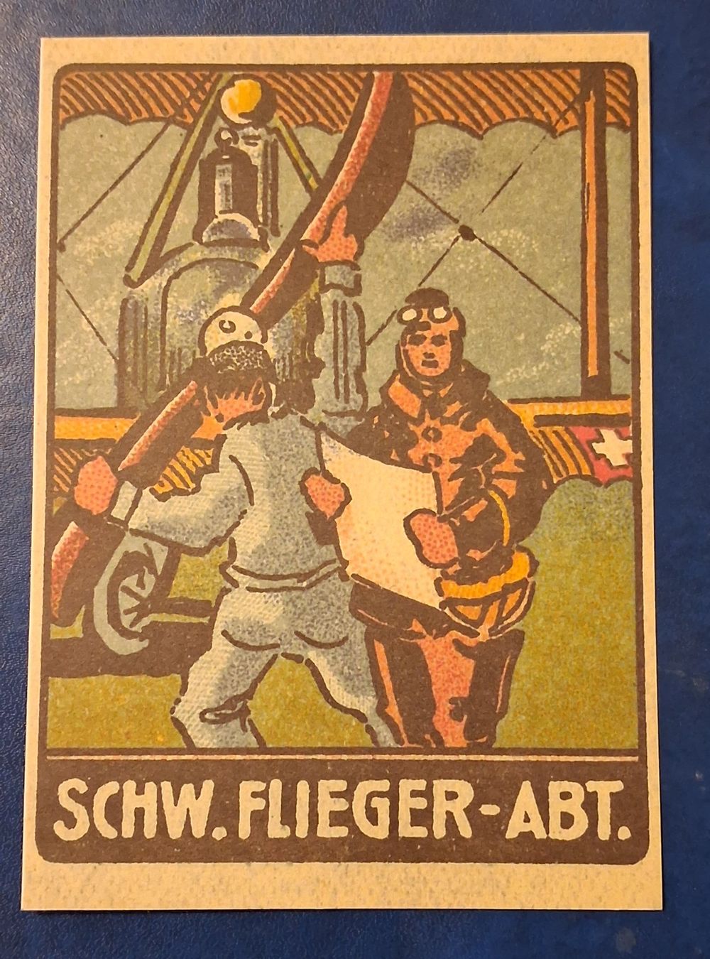 Cartoline postali: 3 Ansichtskarten Schw. Flieger Abt. – Usato da Täuffelen venduto da Tom1291 2