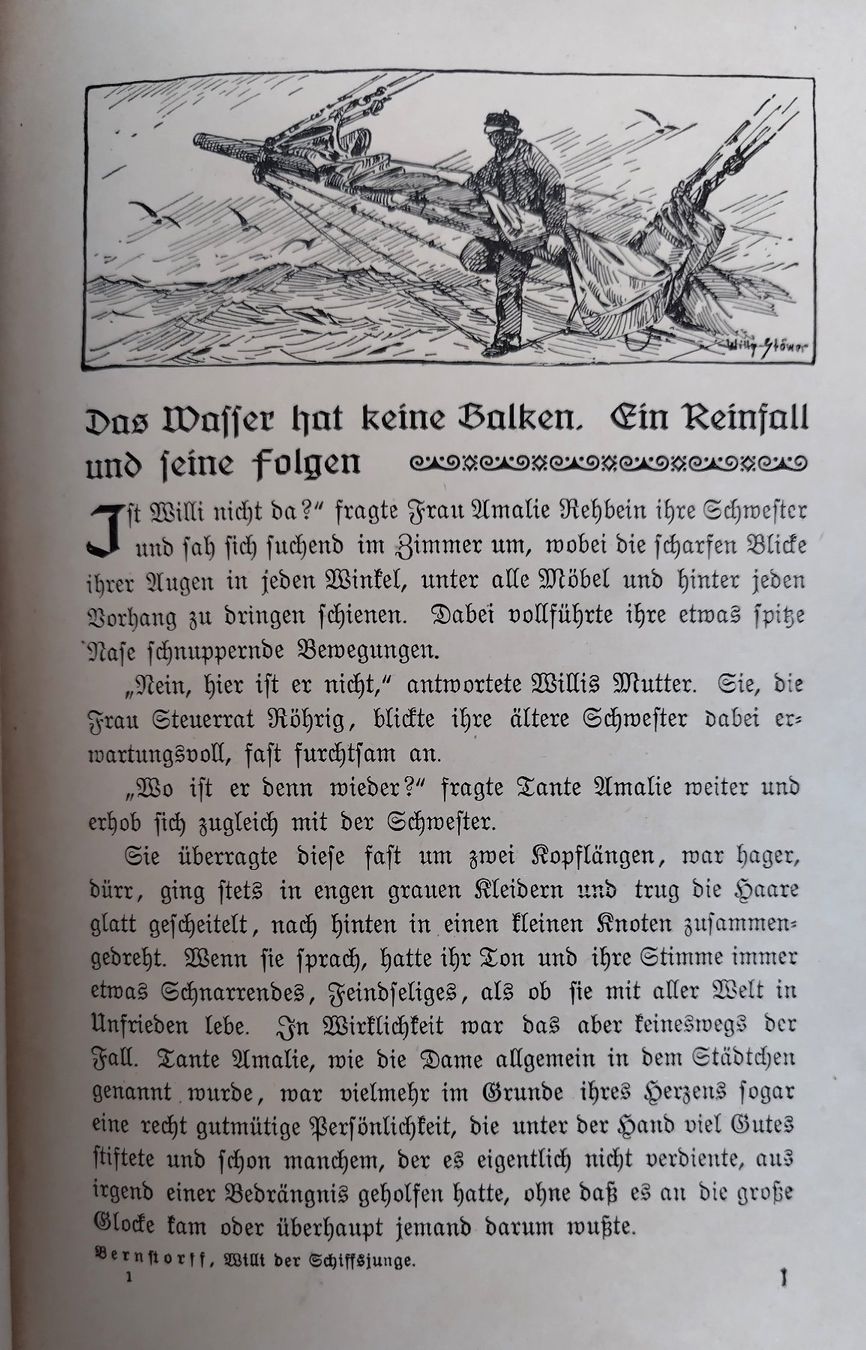 Livres: Willi der Schiffsjunge / Buch ±1925 / Graf Bernstorff – D'occasion à Bellach par JingleJerry 5