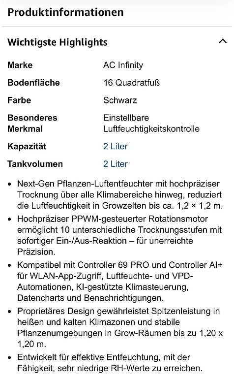 Deumidificatori: Pflanzen- Luftentfeuchter – Usato da Koblenz venduto da Newfarmer 4