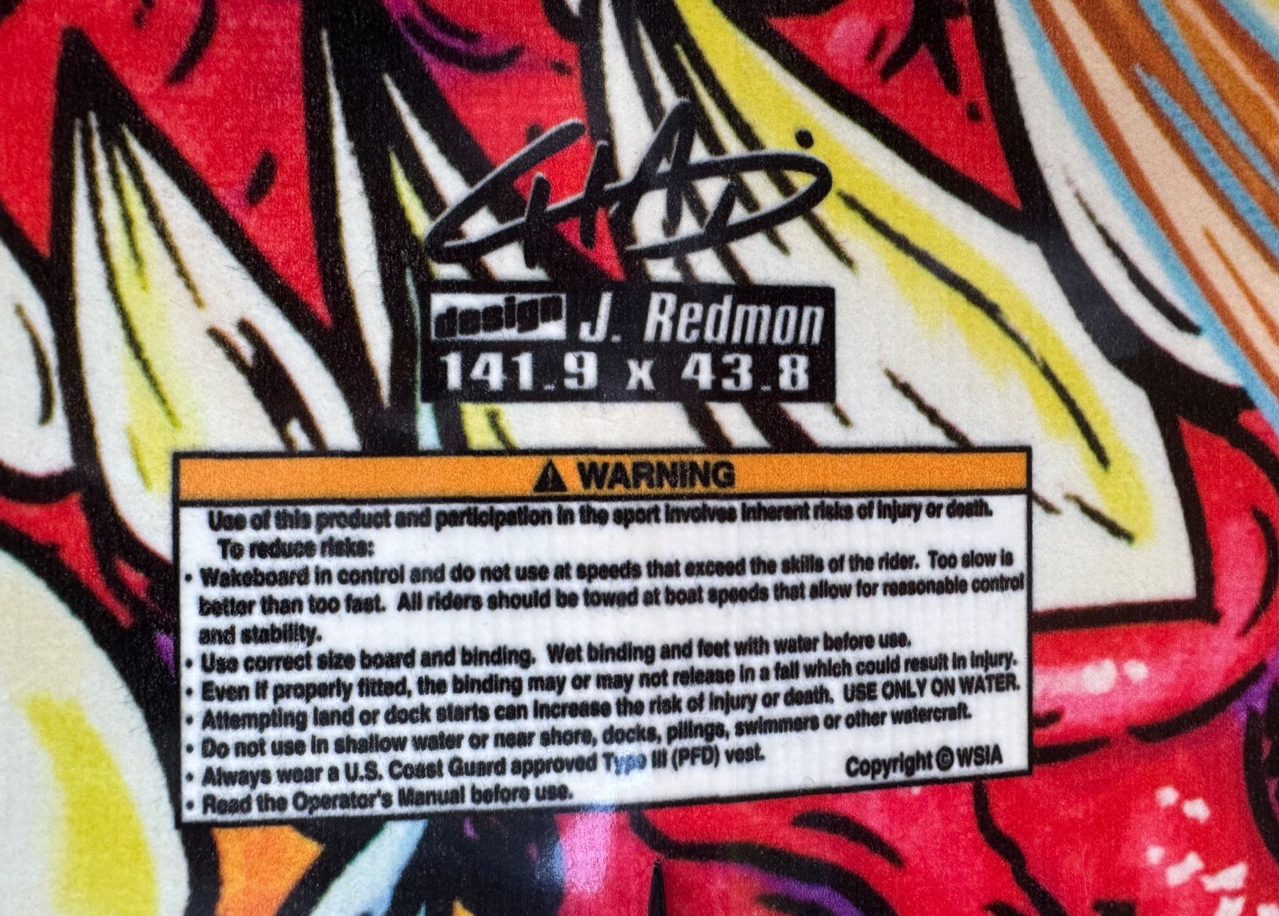 Tavole da surf e di nuoto: Wakeboard Liquid Force J.Redmon SpecialDesign.141,9x43,8 cm – Usato da Obernau venduto da den_vrp6 6