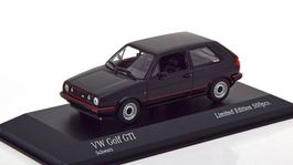 VW Golf II GTI Phase I 1984-1987 schwarz / rot      1:43