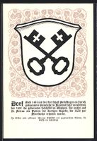 Dorf /ZH, Wappen mit zwei gekreuzten Sch