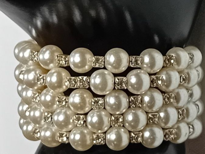 Bracciali & Braccialetti: armreif,künstliche perlen – Nuovo (secondo la descrizione) da Basel venduto da bij_5hqd