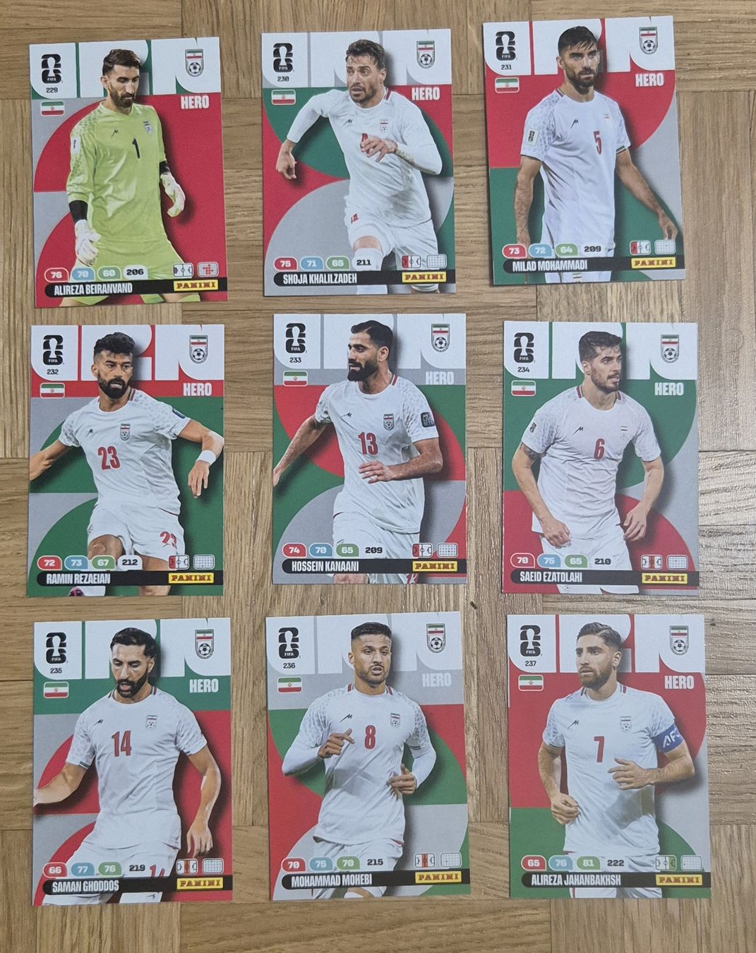 Panini Sammelbilder & Trading cards: Cartes de Base Panini (Team IRAN) – Neu (gemäss Beschreibung) aus Genève von spo_5jlh
