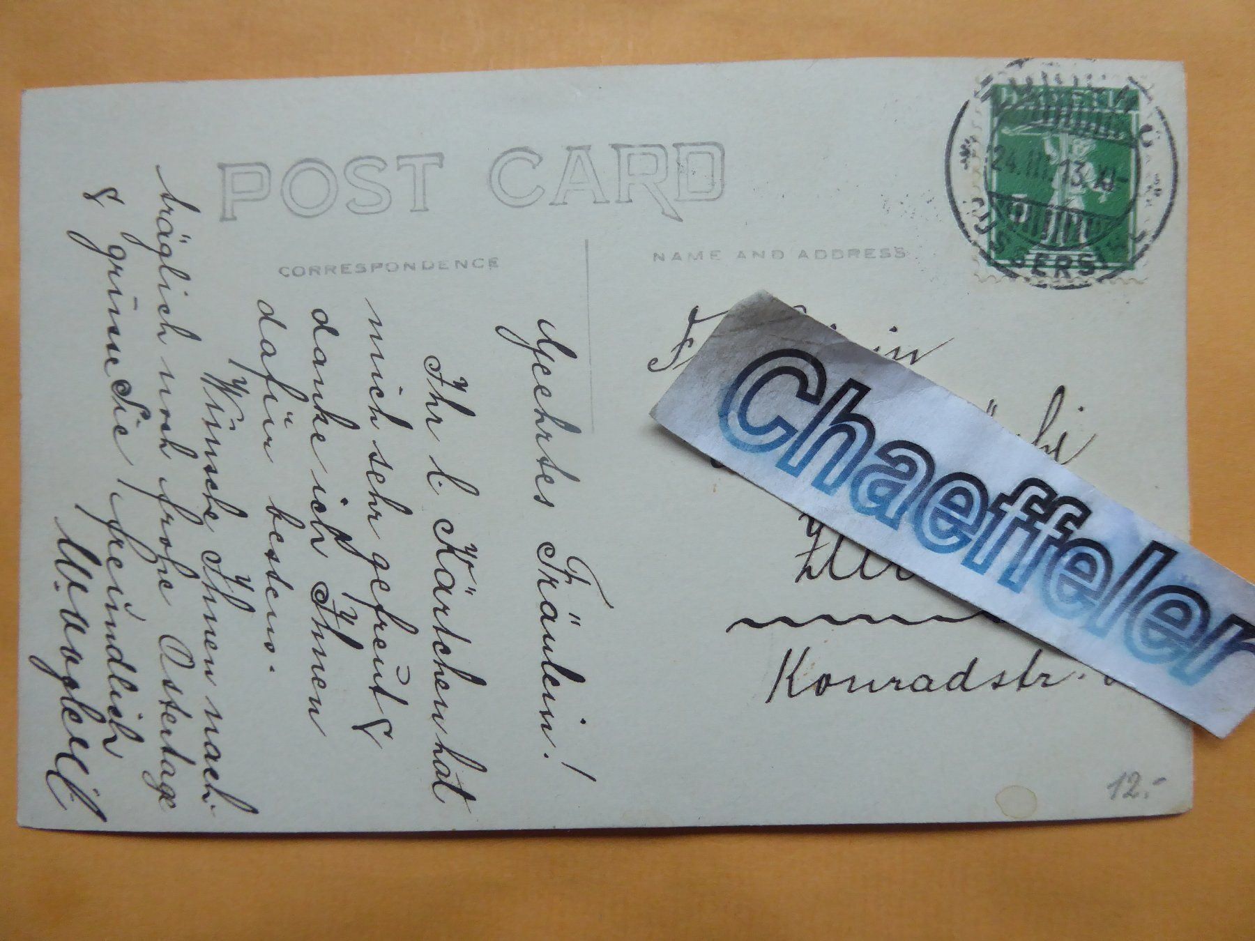 Cartes postales: Turnerfahrt nach Bonstetten 1913 – D'occasion à Zürich par Chaeffeler 1