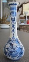 Kleine Vase Delfts Holland, Handpainted, blau/weiss