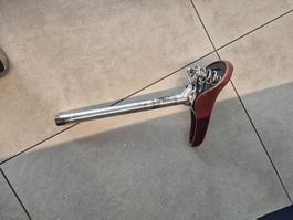 Schöner stylischer Ledersattel