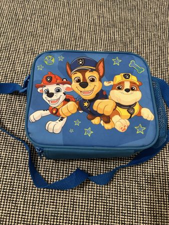 Paw Patrol lunch bag blue with characters used