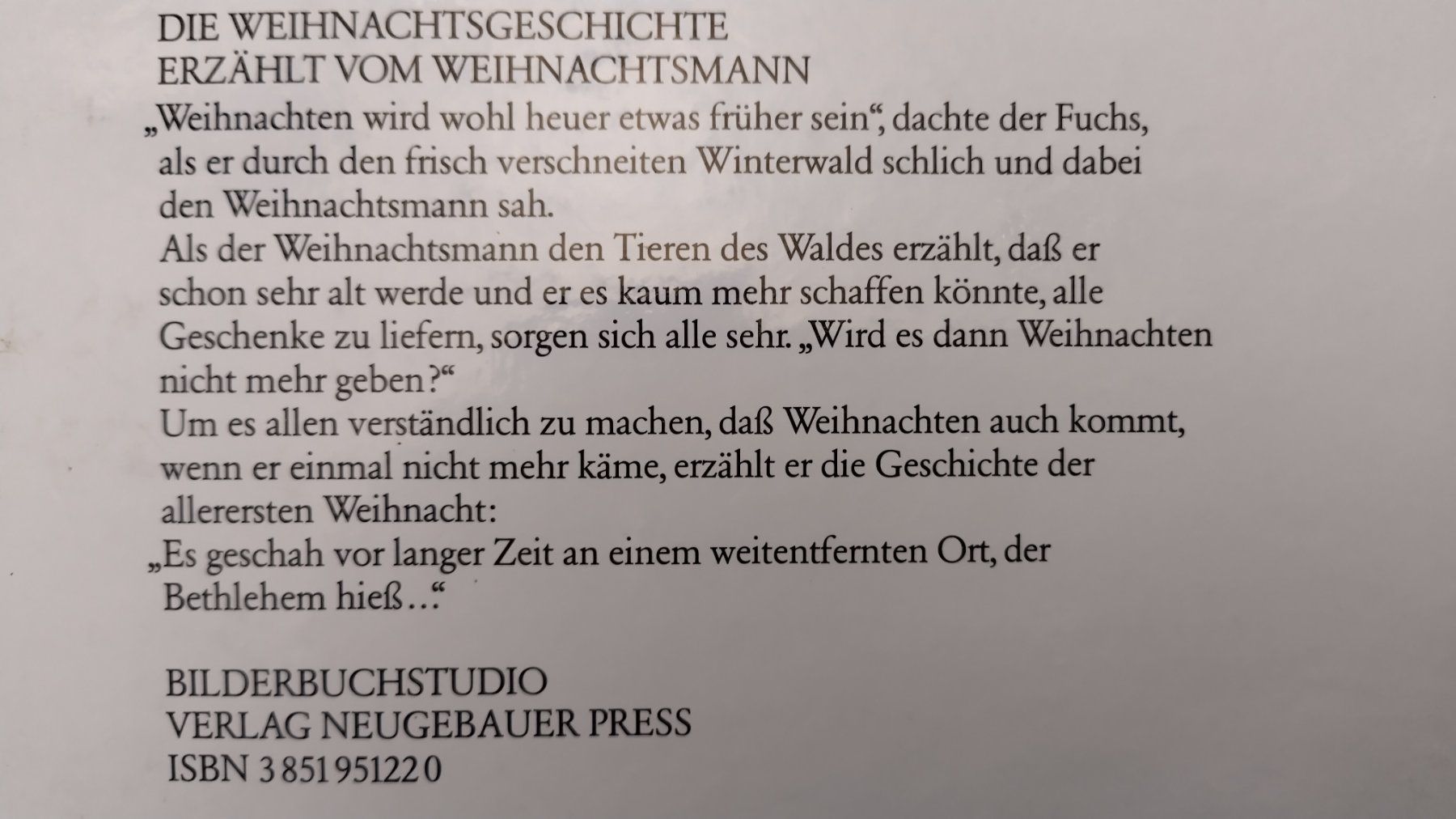 Bücher: Die Weihnachtsgeschichte erzählt vom ... / Ivan Gantschev – Gebraucht aus Bellach von JingleJerry 9