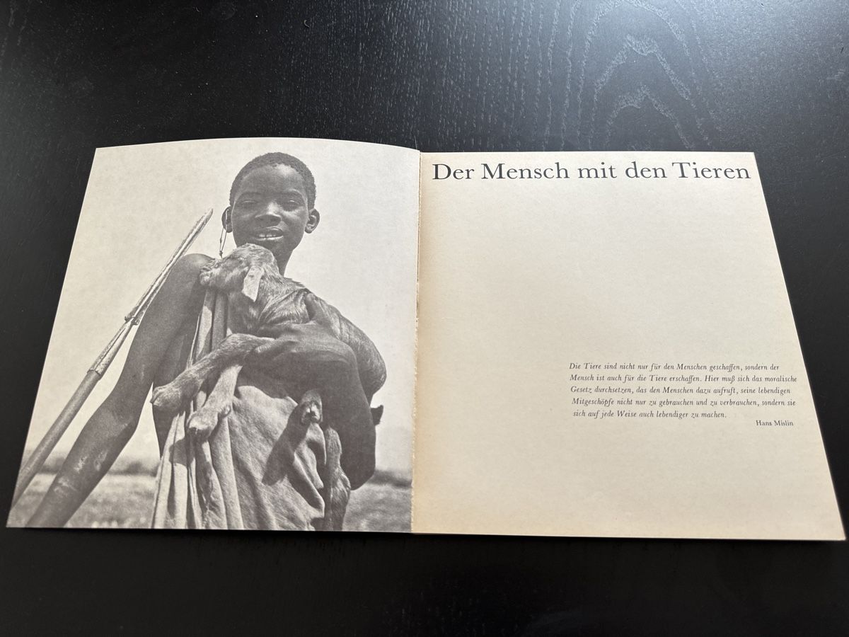 Bücher: Der Mensch mit den Tieren – Gebraucht aus Erstfeld von Mario_boe0 1