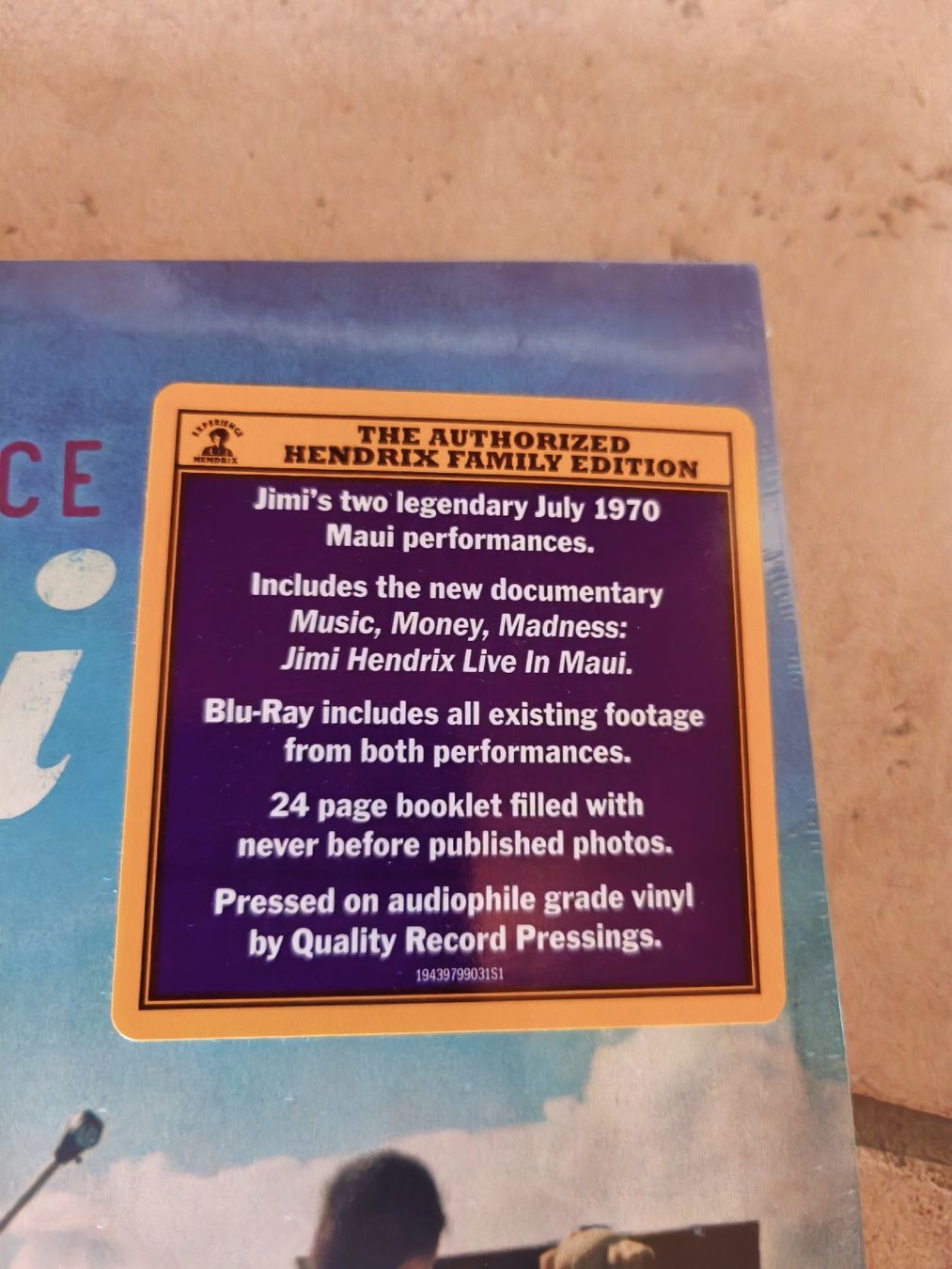 Schallplatten: Jimi Hendrix Experience - Live in Maui – Neu und originalverpackt aus Kandersteg von digginblackpearlz 2