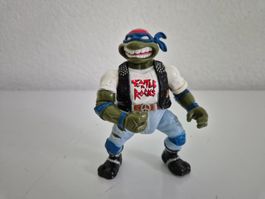 TMNT Ninja Turtles Action Figure Leonardo Rock 1991
