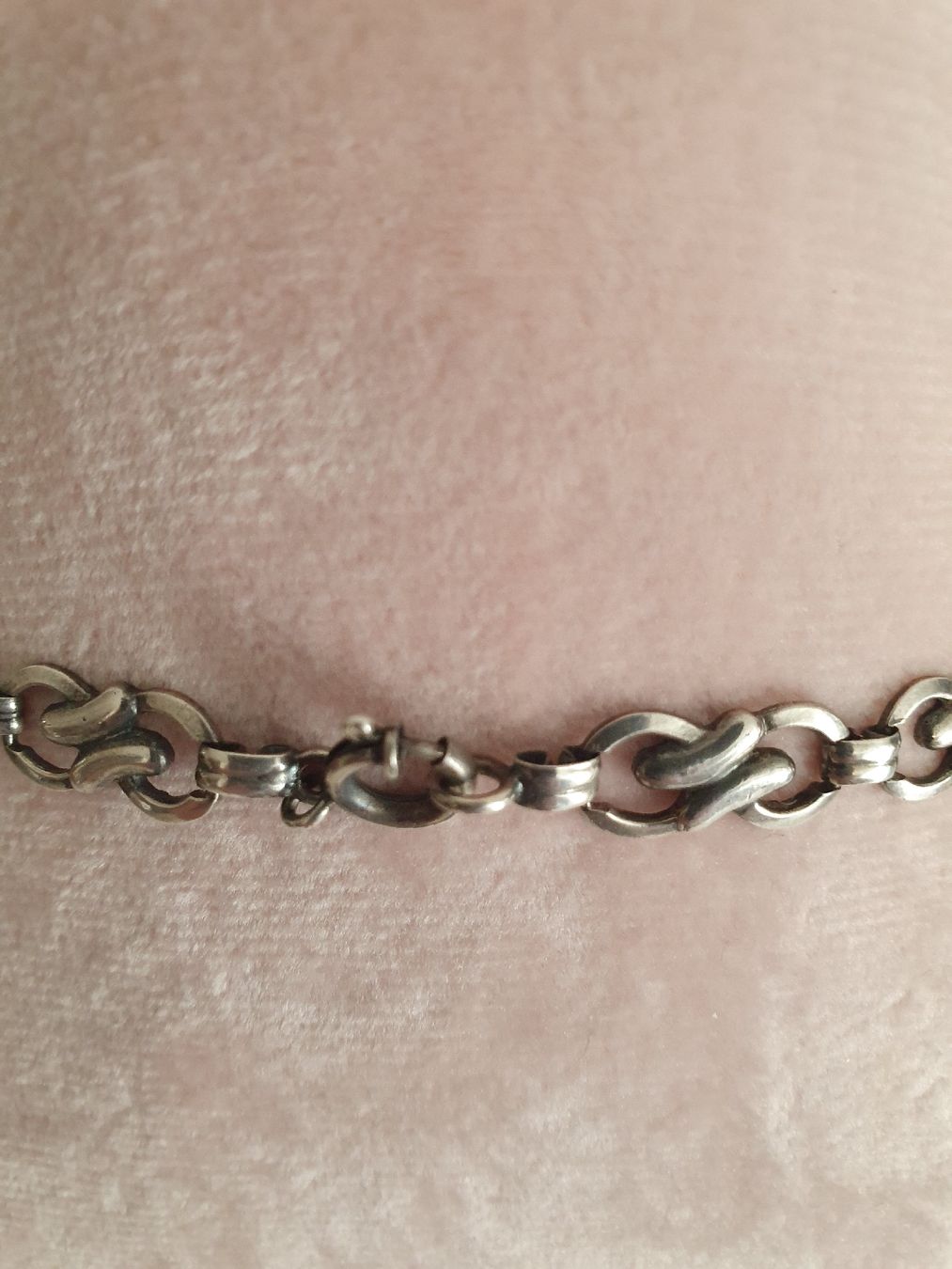 Catenine: Spätes Art-Déco Designer 800er Silber  Collier – Usato da Wohlen AG venduto da palmsprings 5