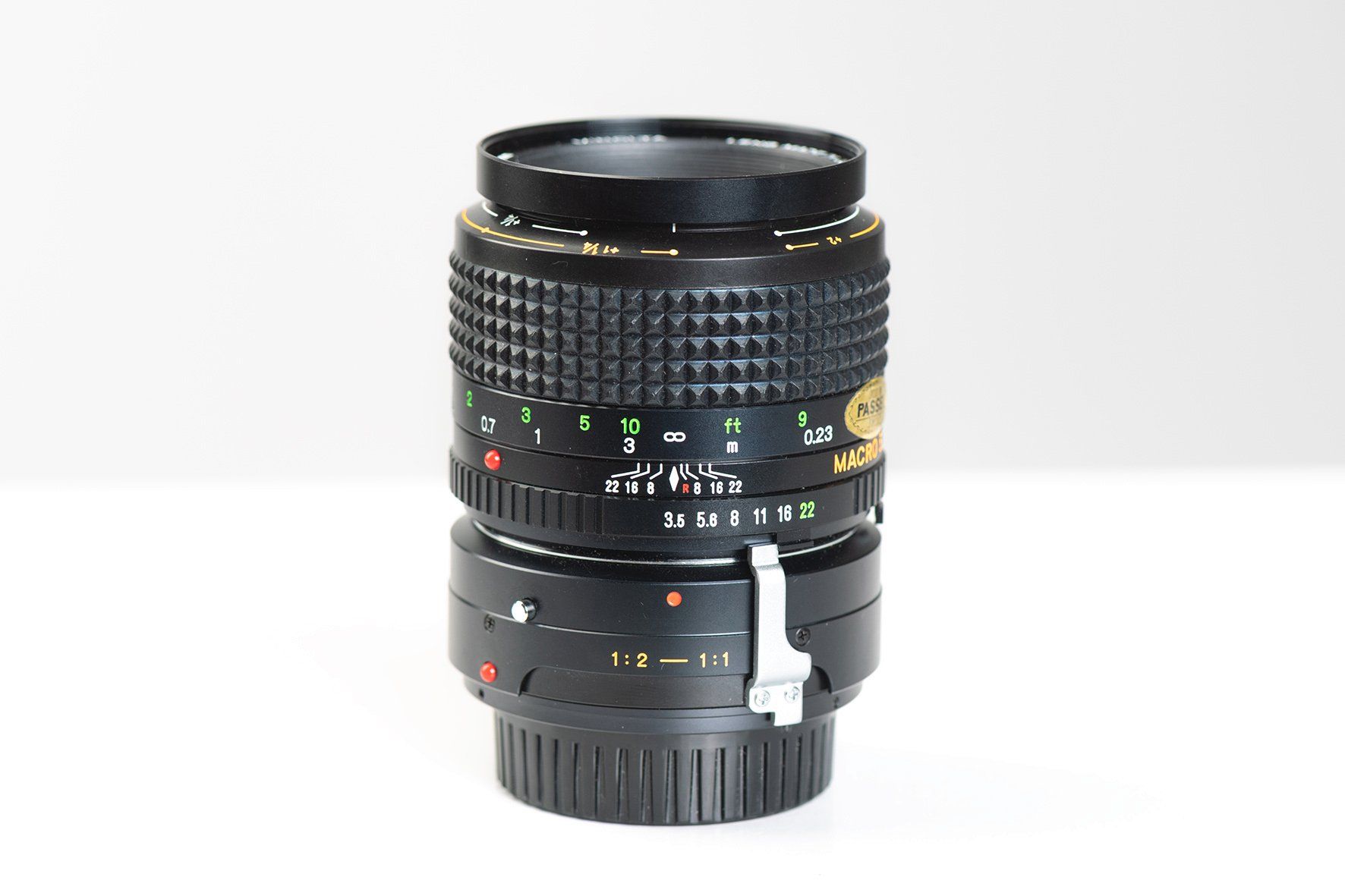 Minolta Obiettivi: Minolta MD Macro 50mm 3.5 – Usato da Wädenswil venduto da tevyag