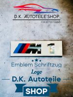 BMW M1 Emblem Schriftzug Logo NEU in Chrom
