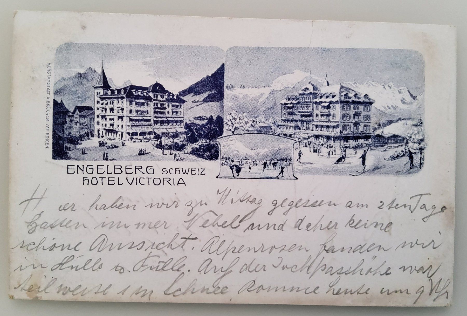 Cartoline postali: Ansichtskarte Engelberg, gestempelt 1913 – Usato da Buchrain venduto da mue_kru