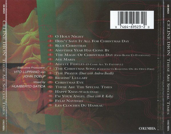 CDs: Celine Dion - These are Special Times – D'occasion à Unterbäch par kolbar 1