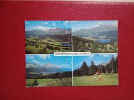 Lenzerheide Valbella mehrbildrig mit Golfplatz 1982