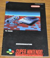 Super Nintendo Konsole Bedienungsanleitung (SNES)