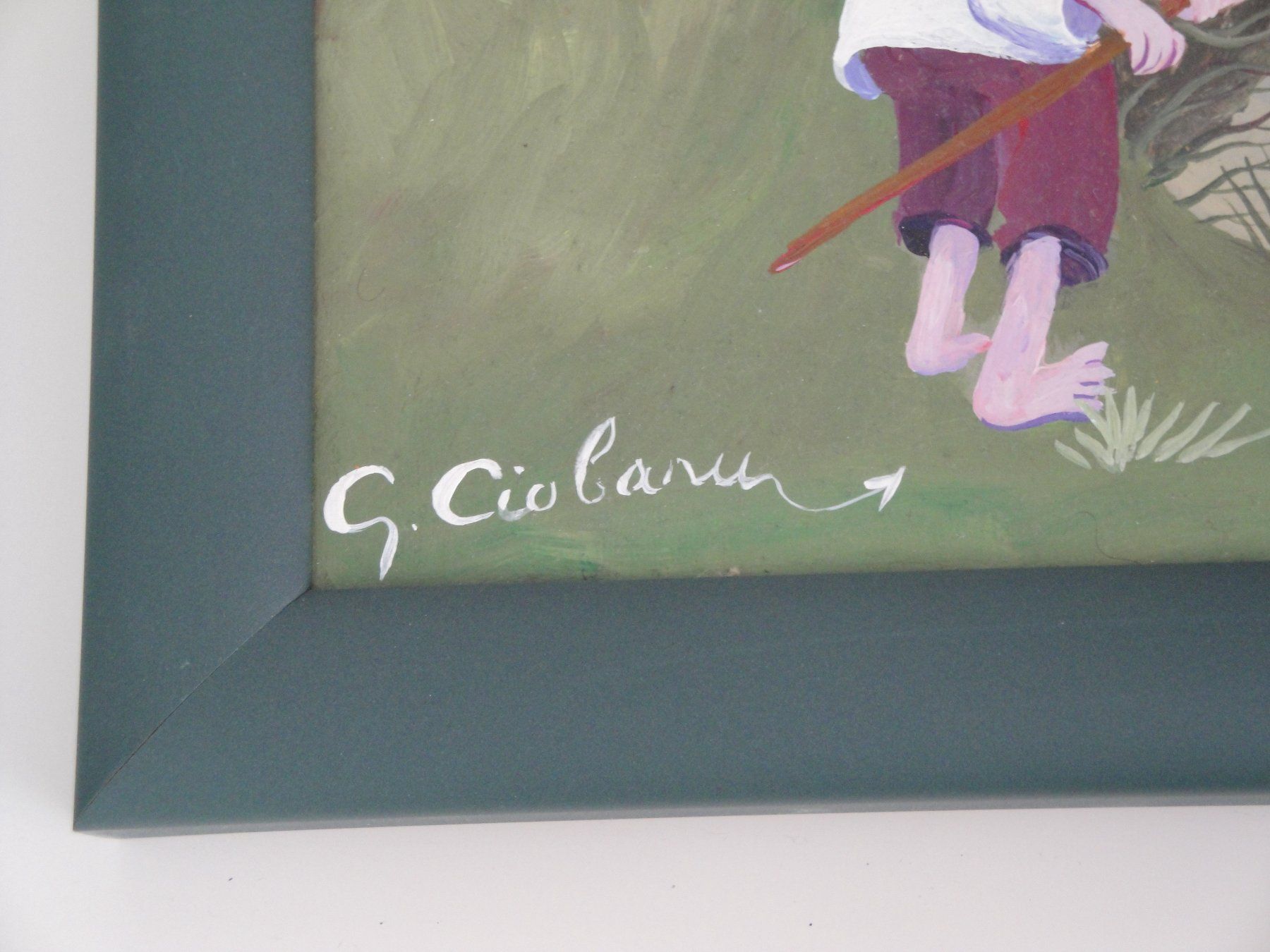 Dipinti: Lot de 2 tableaux signés C. Ciobanu – Usato da Clarens venduto da frolien 3