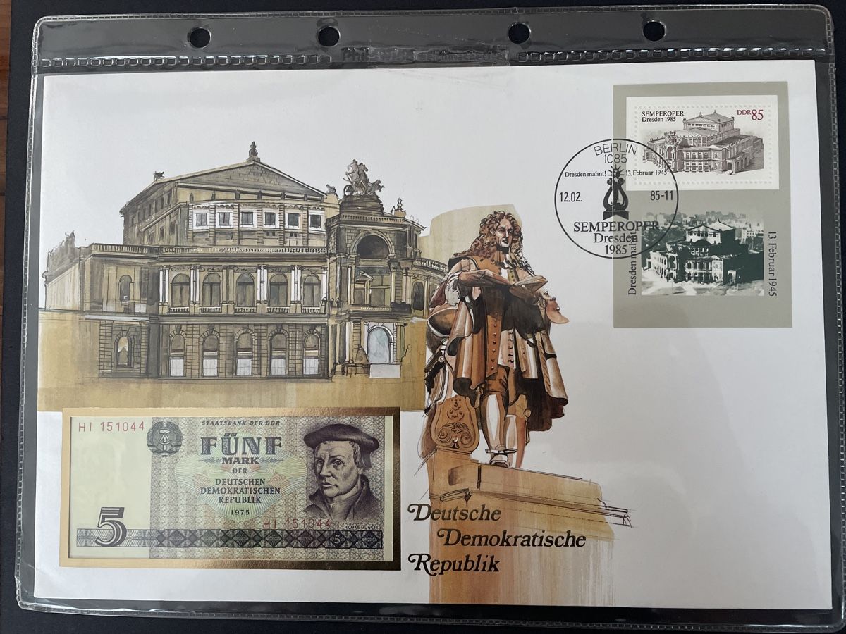 Billets de banque: Banknotenbrief DDR – D'occasion à Schachen LU par Perlentraum
