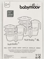 Babymoov Nutribaby+ 5-in-1 Dampfgarer & Mixer inkl. Anleitun