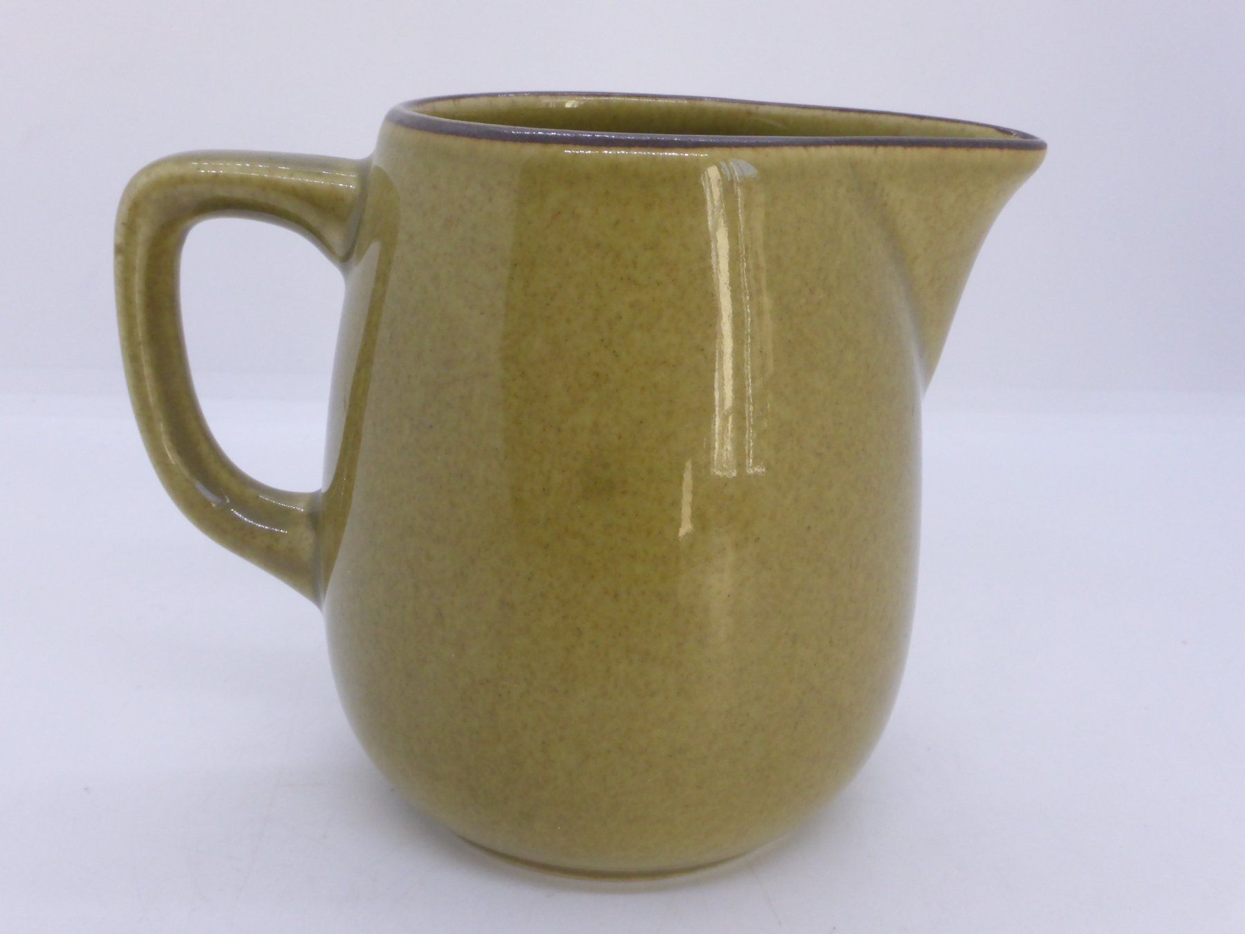 Rössler Caraffe: Rössler pot à crème capacité 2dl décor "vert olive" – Usato da Porrentruy venduto da Kim017 2