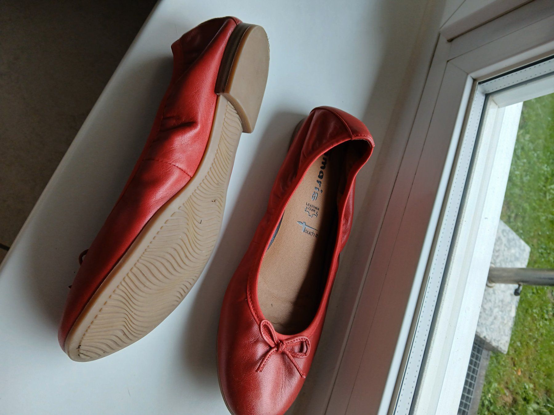 Tamaris Damenschuhe: Leder Balerinas. Grösde 40 – Gebraucht aus Stallikon von madi0320
