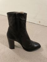 Schwarze Lederstiefel, Grösse 40, Top Zustand für den Winter