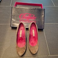 Buffalo Wildlederpumps, beige, Grösse 36, Top Zustand!
