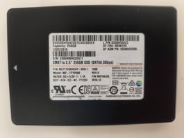 Samsung CM871a 256GB 2.5" SATA III SSD
