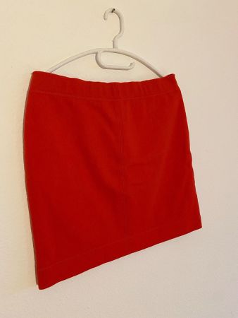 Marccain Jupe/Rock Gr. M orangerot, Filzoptik, Stretch