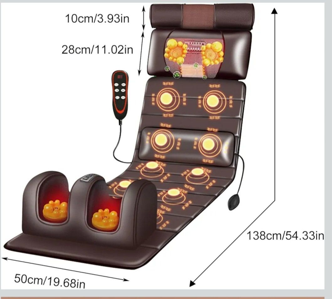 Dispositivi per massaggi: Massageauflage mit Heizfunktion, Vibration, massage neu – Nuovo e nell'imballaggio originale da Winterthur venduto da criss_surdila