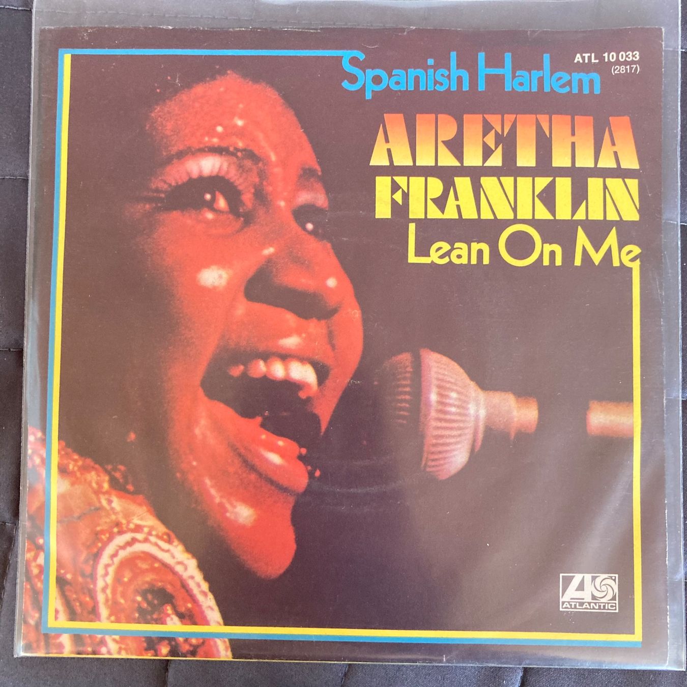 Schallplatten: ARETHA FRANKLIN - lean on me/spanish harlem - single – Gebraucht aus dachsen von oheio