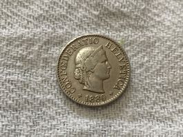 5 centimes/rappen 1880
