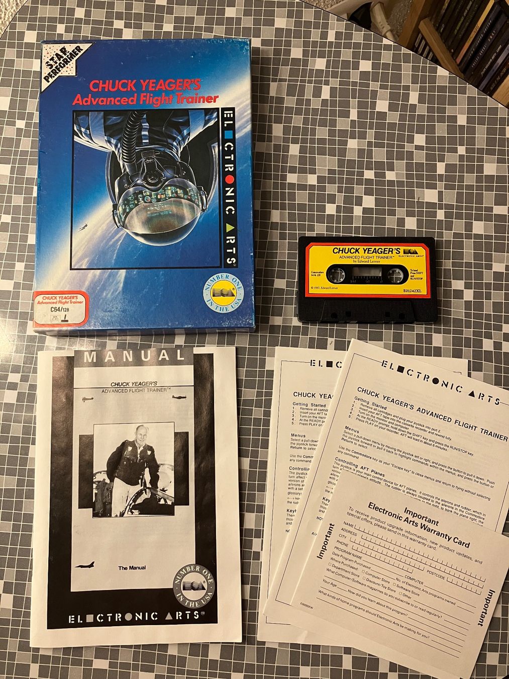 Giochi: Retro: "Chuck Yeager's Advances Flight Trainer" (1987, C-64) – Usato da Winkel venduto da Asdas87 3