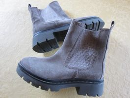 Boots von Chelsea beige, Wildleder NEU